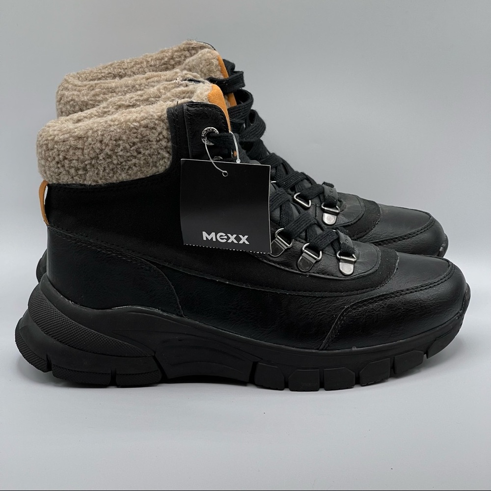 Mexx Lace Up Bootie Black Farell Size 9 Men’s